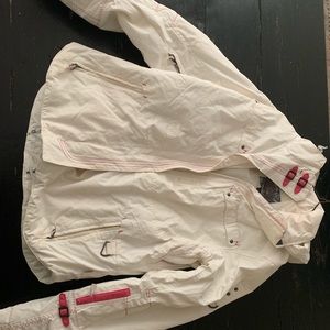 White and pink NILS Ski & Snowboard Jacket